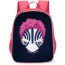 Demon Slayer Akaza Backpack StudentPack - Akaza Head Portrait Minimalist Art On Dark Background