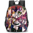 Demon Slayer Backpack StudentPack - Demon Slayer Characters Villain Hand On Hat Red Background