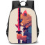Demon Slayer Inosuke Hashibira Backpack StudentPack - Inosuke Hashibira Side Portrait Vector Art