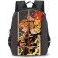 Demon Slayer Kyojuro Rengoku Backpack StudentPack - Kyojuro Rengoku Comic Art Drawing Sword