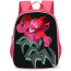 Dandadan Backpack StudentPack - Dandadan Characters Flying in Red Color