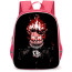 Dandadan Ken Takakura Backpack StudentPack - Ken Takakura Comic Art Black Background