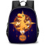 Digimon Agumon Backpack StudentPack - Agumon Portrait In Symbol Background