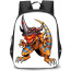 Digimon Greymon Backpack StudentPack - Greymon Breath Fire Angry