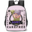 Snow White Dopey Backpack StudentPack - Dopey Clumsy Careless Quote Portrait