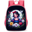 Snow White Backpack StudentPack - Flower Moon Portrait