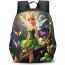 Tinker Bell Backpack StudentPack - Tinker Bell Fairy Butterfly Effect 3D Art Poster