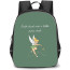 Tinker Bell Backpack StudentPack - Tinker Bell Faith Trust And A LIttle Pixie Dust Illustration Art Poster