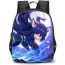 The Eminence In Shadow Delta Backpack StudentPack - Delta In Action Posture Anime Art Poster