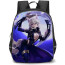 The Eminence In Shadow Zeta Backpack StudentPack - Zeta Anime Art On Purple Background