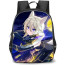 The Eminence In Shadow Zeta Backpack StudentPack - Zeta Is Floating On Air Action Posture Anime Art Poster