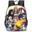 Fairy Tail Backpack StudentPack - Characters Beige Background Minimalist