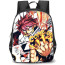 Fairy Tail Natsu Dragneel Backpack StudentPack - Natsu Dragneel Collage