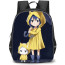 Fairy Tail Wendy Marvell Backpack StudentPack - Wendy Marvell And Carla Yellow Raincoat Portrait