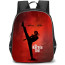The Karate Kid Backpack StudentPack - The Karate Kid 2010 Movie Poster Red Background