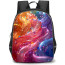 Girlish Backpack StudentPack - Girlish Colorful Bubbles Abstract