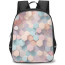 Girlish Backpack StudentPack - Girlish Hexagon Pattern Pink Hues