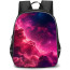 Girlish Backpack StudentPack - Girlish Red Galaxy