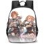 Granblue Fantasy Relink Backpack StudentPack - Gran And Djeeta In White Background Poster