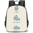 Hangyodon Sanrio Backpack StudentPack - Hangyodon Sanrio Character Avatar Illustration Art Poster