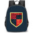 Hellsing Backpack StudentPack - Hellsing Symbol On Red Background