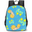 Hey Arnold Backpack StudentPack - Hey Arnold Cartoon Avatar Pattern Art On Sky Blue Background