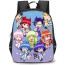 Welcome to Demon School Iruma Kun Backpack StudentPack - Characters Chibi Art Blue Background