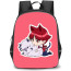 Welcome to Demon School Iruma Kun Backpack StudentPack - Opera Chibi Holding Kalego Sticker Art