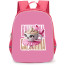 Italian Brainrot Ballerina Cappucina Backpack StudentPack - Ballerina Cappucina Dancing Cartoon Pink Sticker