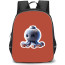Italian Brainrot Blueberrinni Octopussini Backpack StudentPack - Blueberrinni Octopussini 3D Art Sticker