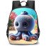 Italian Brainrot Blueberrinni Octopussini Backpack StudentPack - Blueberrinni Octopussini Underwater 3D Poster
