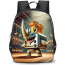 Italian Brainrot Rhino Toasterino Backpack StudentPack - Rhino Toasterino Digital Art Poster