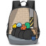 Joguman Backpack StudentPack - Joguman Characters Are In Trash Illustration Art Poster