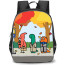Joguman Backpack StudentPack - Joguman Characters Waiting At Bus Stand Illustration Art Poster