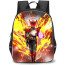 Kamen Rider OOO Backpack StudentPack - OOO Super Tajadol Combo Portrait In Fire Background