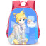 Kagamine Rin & Len Backpack StudentPack - Kagamine Rin & Len Kagamine Len Side Portrait Blue Background