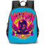 Kinikuman Warsman Backpack StudentPack - Warsman Bloodly Cruelly Sticker On Sky Blue Background