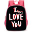 My Chemical Romance Backpack StudentPack - My Chemical Romance I Dont Love You Quote Art