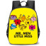 Mr Men Little Miss Backpack StudentPack - Mr Men Little Miss Characters Art On Yellow Background