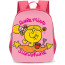Mr Men Little Miss Backpack StudentPack - Mr Men Little Miss Ice Cream Art On Pink Background