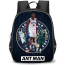 NBA Anthony Edwards Backpack StudentPack - Anthony Edwards Shouting On Minnesota Timberwolves Logo Poster
