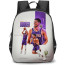 NBA Devin Booker Backpack StudentPack - Devin Booker Moment Picture Purple Combination Poster