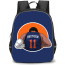 NBA Jalen Brunson Backpack StudentPack - Jalen Brunson 11 New York Knicks Back Illustration Art Sticker