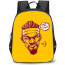 NBA Jimmy Butler Backpack StudentPack - Jimmy Butler Playoff Jimmy Is Real Avatar Sketch On Yellow Background