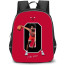 NBA Coby White Backpack StudentPack - Coby White Jersey Number Chicago Bull On Red Background