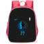 NBA Backpack StudentPack - NBA Dallas Mavericks NBA Logo On Black Background