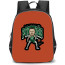 NBA Kristaps Porzingis Backpack StudentPack - Kristaps Porzingis Chibi Art On Word Art Background