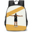 NBA Scottie Barnes Backpack StudentPack - Scottie Barnes Open Arm Standing Back Illustration Art Poster