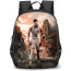 NBA Jayson Tatum Backpack StudentPack - Jayson Tatum Shouting On Nature Background