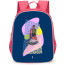 NBA Zion Williamson Backpack StudentPack - Zion Williamson Dribbling On Word Art Blue Background